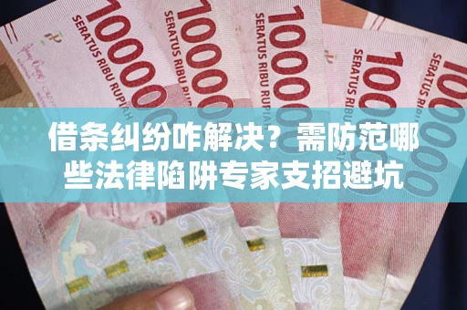 武汉借条纠纷咋解决？需防范哪些法律陷阱专家支招避坑
