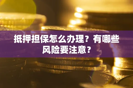 武汉抵押担保怎么办理？有哪些风险要注意？