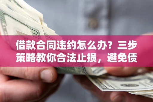武汉借款合同违约怎么办？三步策略教你合法止损，避免债务危机升级