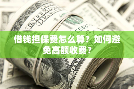 武汉借钱担保费怎么算？如何避免高额收费？